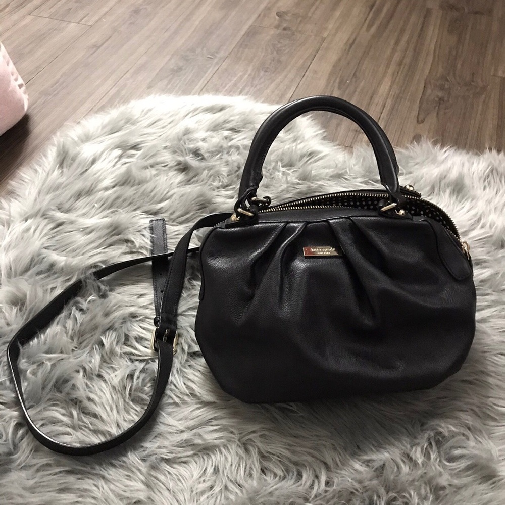 Kate spade black slouchy mini purse crossbody